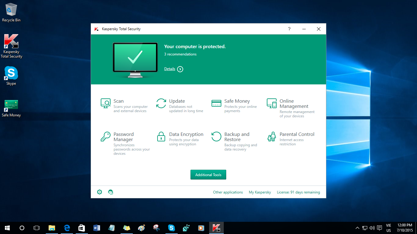 how to download antivirus in laptop windows 10