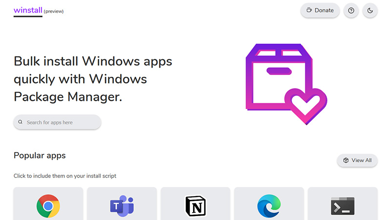 Winstall App