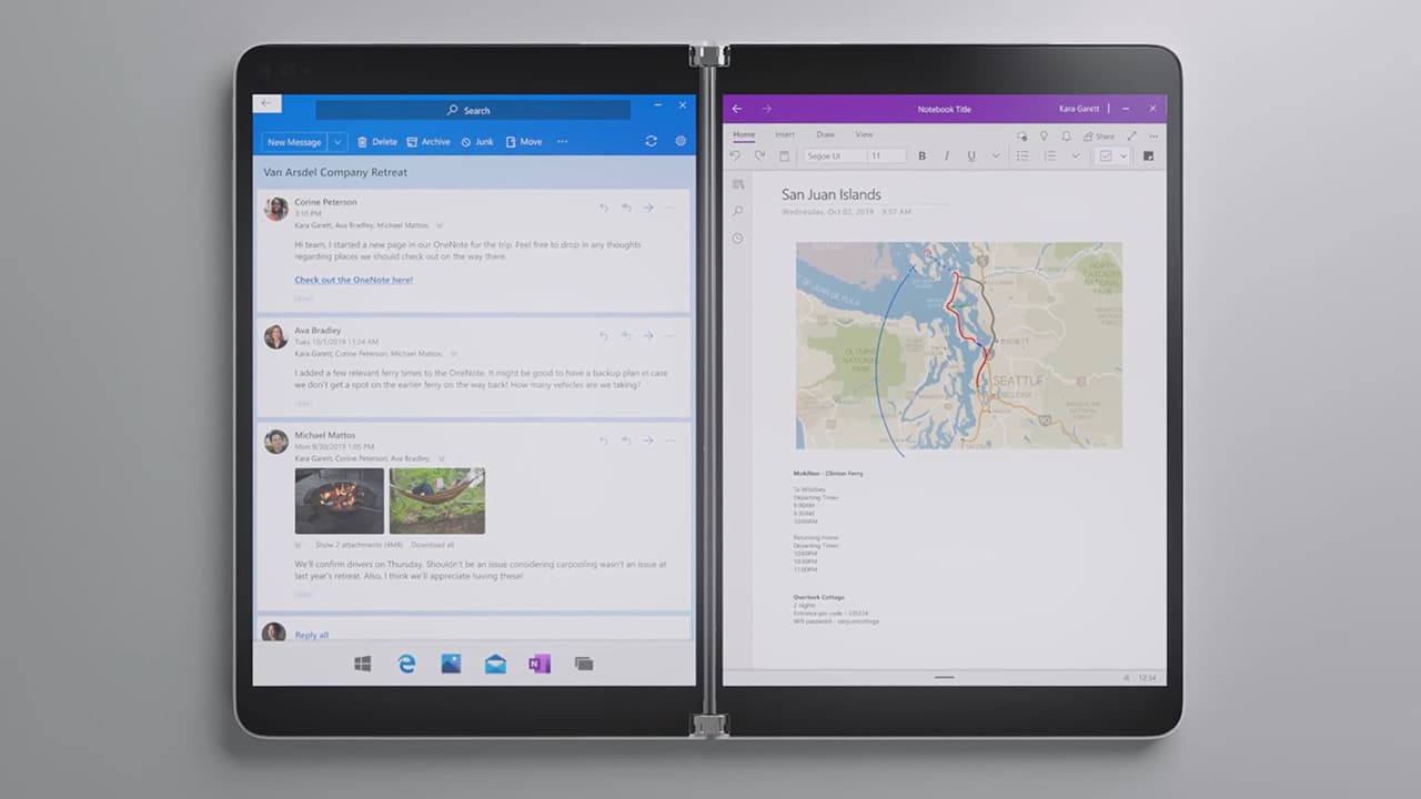 Dual Screen Device